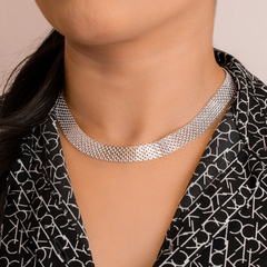 Corrente Prata Esteira 12mm - loja online