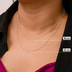 Corrente Prata Fio Bolinhas 1,2mm - loja online