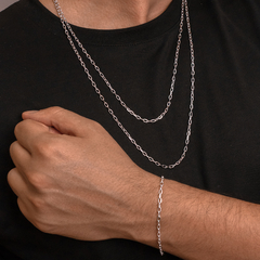Corrente Prata Cartier 3mm - comprar online