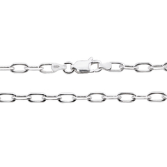 Corrente Prata Cartier 3mm na internet