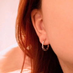 Argola Prata Bali 16mm - comprar online