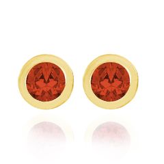 Outlet Brinco Circulo Laranja 4mm