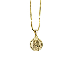 Outlet Pingente Rosto de Cristo\Jesus Cristo Folheado