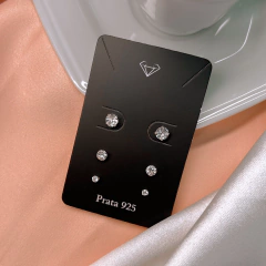 Trio Prata Ponto de Luz cristal - comprar online