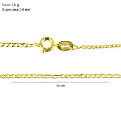 Outlet Corrente Grumet Fina 9x3 45cm - Via Vizzon