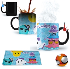 Taza Mágica Personalizada Pulpo Varios 20