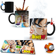 Taza Mágica Personalizada DBZ Varios 06