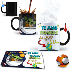 Taza Mágica Personalizada Star Wars Baby Yoda 03