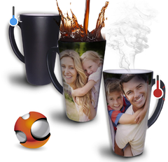 Taza Mágica Cónica Personalizada Con Tu Diseño