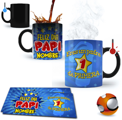 Taza Mágica Personalizada Padre Feliz Día Papi 02