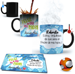 Taza Mágica Personalizada Padre de Mis Hijos 04