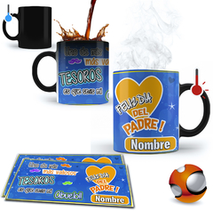 Taza Mágica Personalizada Padre y Abuelo 05