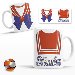 Taza Mágica Personalizada Sailor Moon Marte 09