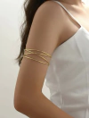 bracelete prata ou dourado - ajustavel