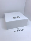 mini argolinhas prateadas lisas