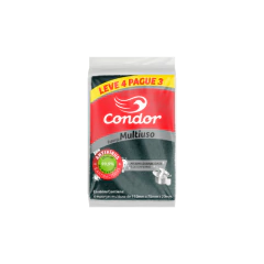 Esponja Condor Multiuso 4Uni Leve 4 Pague 3