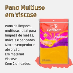 Pano Multiuso 2em1 Viscose Ambientes Casa Condor na internet