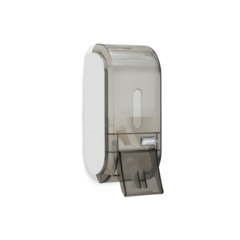 Dispenser Urban GLASS FUMÊ Banheiro Saboneteira Sabonete Líquido/Álcool Gel Reservatório 400ml
