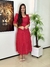 Vestido princesa lesie vermelho