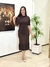 Conjunto Laura marrom slim - comprar online