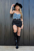 Cropped Jeans Brilho - comprar online