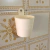 Vasinho de Parede Mini Arandela Para Pendurar Creme