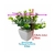 Trio de Mini Vasinhos Decorativos Com Eucaliptos Artificiais - comprar online
