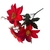 Flor de Natal Pequena Buquê com 5 Flores Bico de Papagaio Artificial - BM Utilidades & Presentes