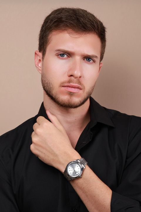 N6120 RELÓGIO UNISSEX DE LUNE SILVER - comprar online