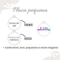 Coleira com Placa de Identificação para GATO - Onça na internet