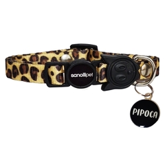 Coleira com Placa de Identificação para GATO - Onça - comprar online