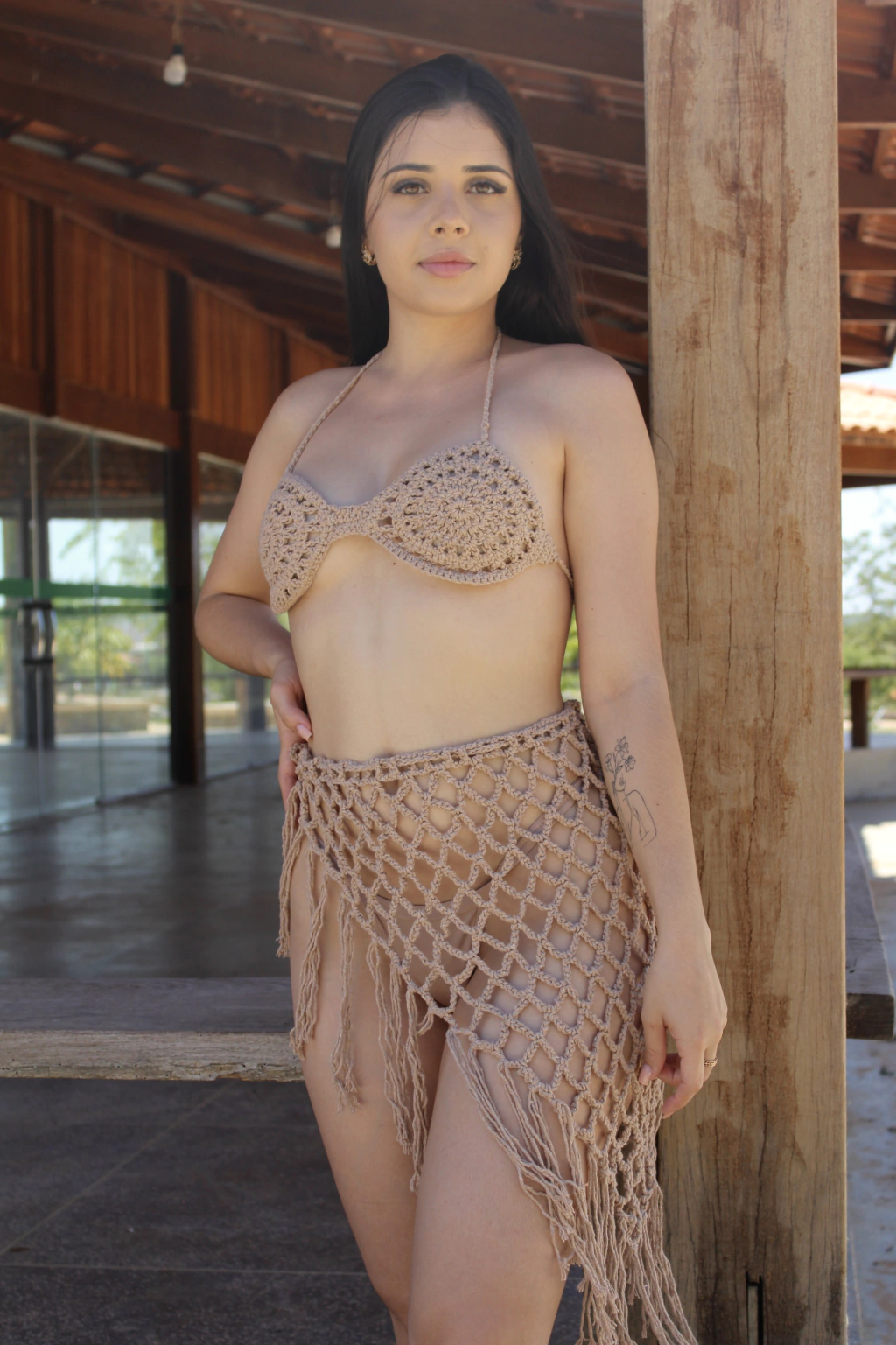 Conjunto Itacaré Marrom Claro