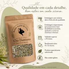 Damiana Folha desidratada - Salamandra De Prata Shop