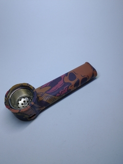 Pipe De Silicone Caveira - comprar online