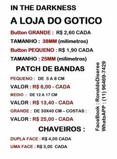 Patch Bandas de Rock