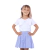 Blusa infantil feminina com laço na gola Sofia