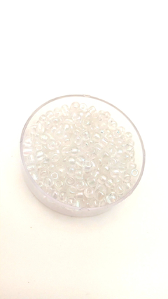 Miçanga transparente irisada 6/0 25g - comprar online