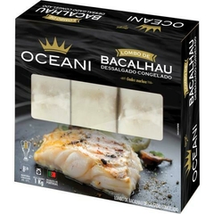 Lombo Bacalhau Oceani dessalgado congelado 1kg