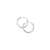 Aros argolla cubanos 2x14mm Clásicos de Plata 925