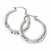 Aros Elegantes de Plata Inflada 925