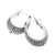 Aros Sofisticados de Plata Inflada 925