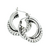 Aros Majestuosos de Plata Inflada 925