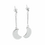 Aros Lisos Colgantes de Plata 925