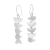 Aros lisos colgantes de Plata 925