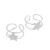 Aros Cuff Lisos de Plata 925