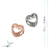 Dije Charm Corazón Pasante De Puntitos Pandora De Plata 925