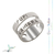 Anillo Doble Cinta Nombre Personalizado De Plata 925 - comprar online