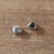 Dije Mini Corazoncitos Pasantes De Cubics De Plata 925 - Ocean Indico
