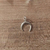 Dije Mini Lunita Invertida De Plata 925 - tienda online