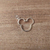 Dije Mickey Grande Calado Contorno De Plata 925 - tienda online